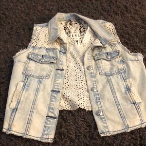 Miss Me Jean Vest